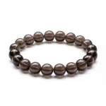 Smoky Quartz Bracelet on white background