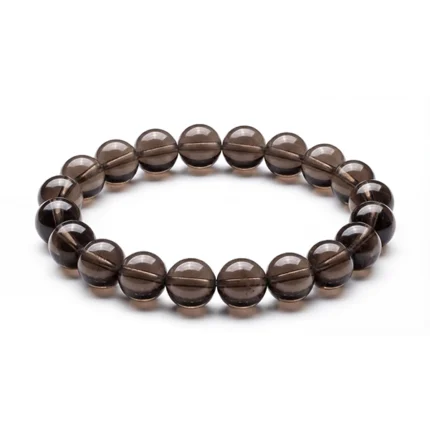 Smoky Quartz Bracelet on white background