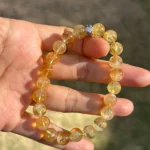 citrine bracelet under natual light