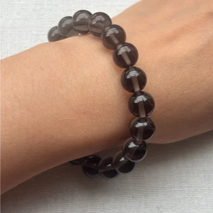 model wearing Smoky Quartz Bracelet