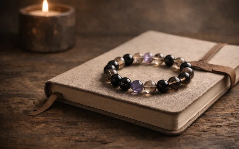 Using crystals to release emotional attachments through reflection