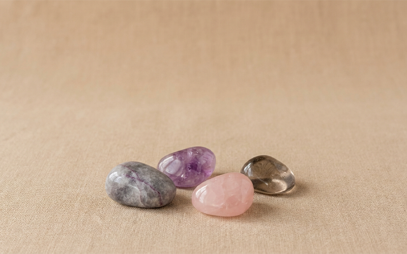 Crystals often chosen for gentle and calming support