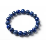 Lapis Lazuli Bracelet on white background
