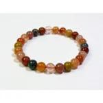 Multicolor Rutilated Quartz Bracelet