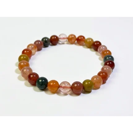 Multicolor Rutilated Quartz Bracelet