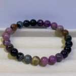 Rainbow Tourmaline Bracelet close shot