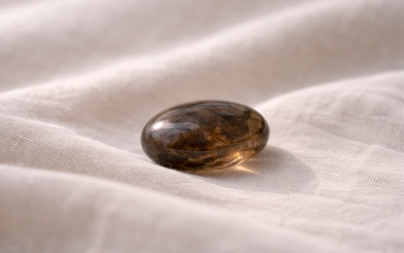 Smoky quartz used for grounding and emotional reassurance