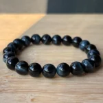 blue Tigers Eye bracelet under natural light