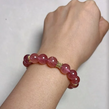 model wearing Gentle Heart Bracelet front view