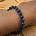 model wearing Lapis Lazuli Bracelet