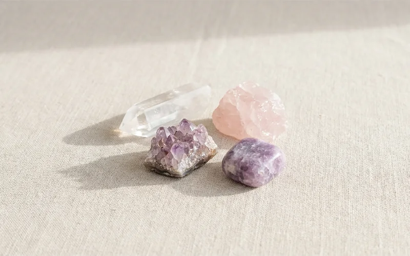 Beginner-friendly crystals associated with calm and balance