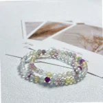 front view of Rainbow Fluorite Clarity Bracelet