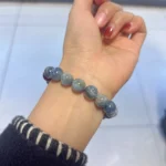 Kyanite & Fire Quartz Balance Bracelet - Image 4