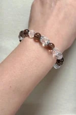 model wearing Steady Ground Bracelet side view