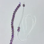 Faceted round amethyst with starter kit