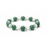 Green Strawberry Quartz Balance Bracelet