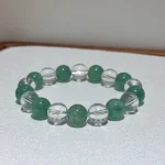 Green Strawberry Quartz Balance Bracelet - Image 6