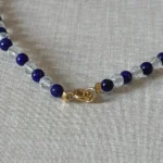 Lapis & Clear Quartz Necklace - Image 6