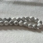 Natural White Howlite Beads