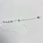 Natural White Howlite Beads with starter kit