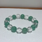 Green Strawberry Quartz Balance Bracelet - Image 4