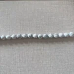 single-Natural White Howlite Beads